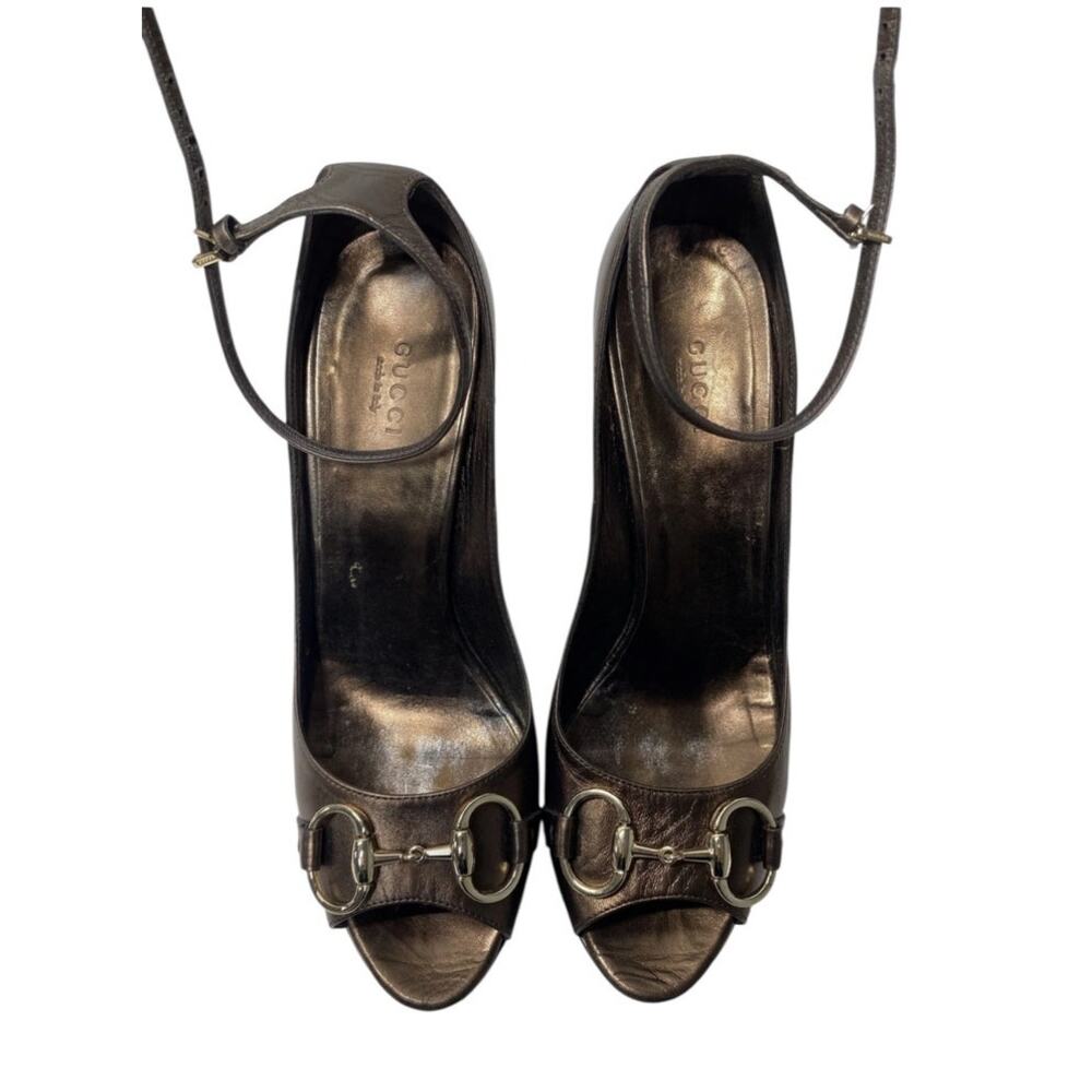 Gucci Horsebit Wedges